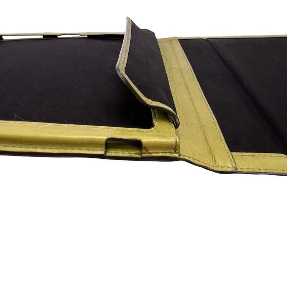 Coach Green Leather iPad Folio Case 10.5” Tablet Sleeve Preppy Minimalist - Picture 15 of 16